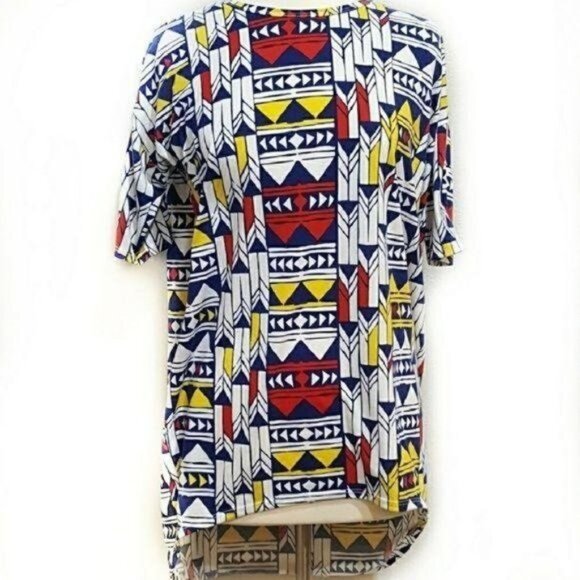 Lularoe Simply Comfortable Irma Tunic Top Women's‎ Size XS Geometric Print - Picture 1 of 8